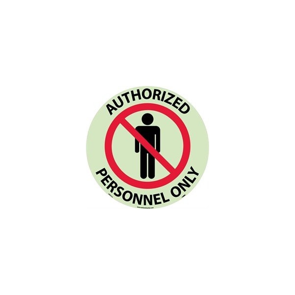 Nmc WALK ON FLOOR SIGN, GLOW, 17, GWFSM14 GWFSM14 - main